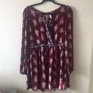 Floral hipster dress